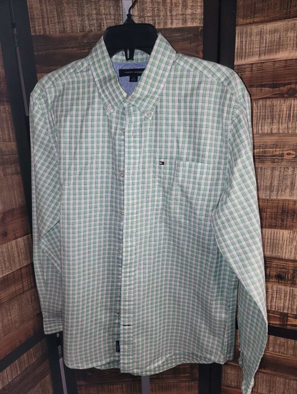 Green Plaid Dress Shirt
